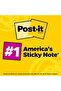 Super Sticky Notes 3x3 in (76 x 76 mm) 654 Miami Assorted colors, 5 pads/pack - 5