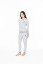 U.S. Polo Assn. Women's Navy Blue Melange Home Wear - 2