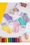 5'Pair Baby & Kids Socks Unicorn Patterned School, Daily, Four Seasons Socks - 4
