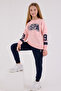 U.S. Polo Assn Girls' Pink Tracksuit Set - 3