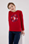 Boy's Winter Regular Fit Red Pajama Set Us2214-C-V1 - 4