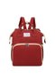Multifunctional Backpack, Flippy, Crib, Changing Base, Thermal Pocket, Red - 3