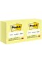 Notes 3 in x 3 in, 2 Pads, America's #1 Favorite Sticky Notes, Canary Yellow - 2