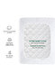 100% Waterproof Mattress Protector PU Laminated Fabric , Single Size 90x200+35cm , White - 8