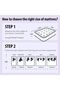 Orthopedic medicated firm foam mattress - 180 x 200 x 15 cm | King Bed Mattress | Firm Feel - 6