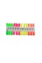 Rhapsody Silicone Pegs 12 Pcs