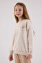 Girl's Winter Regular Fit Cream Tracksuit Set Us2313-C-V2 - 4