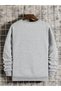 Gray Unisex Women/Men Detailed Los Angeles Custom Printed Colorful Oversize Crew Neck Cotton - 2