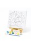Educational Space Canvas Painting Kit - Wooden Knight Painting Kit - Dinosaur Painting Kit