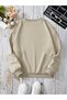 Brown Unisex Men/Women Goose Custom Colored Oversize Crew Neck Cotton - 2
