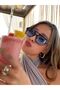 Unisex Metal Detailed Premium Glamor Sunglasses