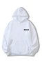 White Unisex Women/Men Brooklyn Colorful Custom Printed Cotton Oversize Hoodie