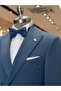 Italian Style Double-Breasted Jacket Pants Suit Oil T14194 - 3
