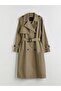 Lcw Modest Double Breasted Collar Oversize Women's Trench Coat (W5) - 6