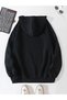 Black Unisex Women/Men Nasa Color Printed Oversize Hoodie - 2