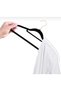 10Pcs Elite Velvet Hanger Pants Hanger Clothes Hanger Hanger High Quality Velvet Clothes Hanger - 3