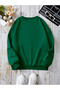 Khaki Unisex Men/Women Goose Custom Colorful Oversize Crew Neck Cotton - 2