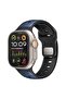 Durable Two-Toned Silicone Sporty Watch Band