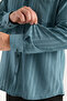 Men's Shirt Green Long Sleeve Pocket Oversize Comfortable Fit Draped Cotton Lycra Daily Stylish Model - 2
