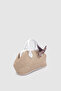 Peyli Scarf Detailed Cross Strap Straw Handbag White - 2
