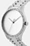 Men 25200342 Stainless Steel Analog Watch 37 mm, Silver - 3