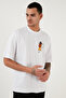 Men's Unisex Oversize T-Shirt Lion King Pocket Minimal Design Printed Short Sleeve Combed Cotton Summer T-Shirt - 6