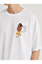 Men's Unisex Oversize T-Shirt Lion King Pocket Minimal Design Printed Short Sleeve Combed Cotton Summer T-Shirt - 5