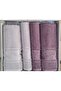 Camellia Best Set Plum Gray Bathroom Set 2 Towels + 2 Beach Towels - 2