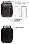 Men's Mechanized Wallet and Leather Steel Case Clamshell Shoulder and Hand Bag (17X22Cm) - Black - 8