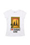 Women's Dubai Frame Graphic Short Sleeve Round Neck Casual Souvenir Travel Everyday Wear - 2