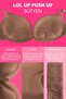 حمالة صدر Lol Up Push Up Underwire، 3 قطع - 7