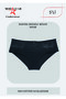 Women's Panties, Women's Cotton Lace Black 5-Piece Panties - 2