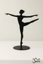 Metal Ballerina Jewelry Hanger - Ring, Bracelet, Necklace Organizer |   Stylish Table Top Jewelry Organizer - 4