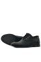 Tuxedo Black Matte Laced Metal Detailed Children's Classic Shoes - 7