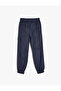 Cotton Jogger Sweatpants with Lace-Up Waist Pocket Detail - 2
