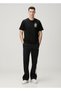 Black Printed Organic Cotton T-Shirt - 2