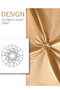 Premium King Size 6 Pieces Pinch Pleat Plain Yellow Gold Bedding Set 220x240cm. - 5