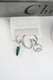 Women's Vip Series Zircon Stone Eye Figured Set of 3 Earrings - 2