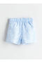 Crew Neck Floral Blouse and Shorts - 6
