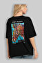 Andy Warhol Back Printed Black Oversize T-Shirt Men Women Crew Neck Cotton T-Shirt - 4