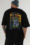 Pablo Picasso Back Printed Black Oversize T-Shirt Men Women Crew Neck Cotton T-Shirt - 6
