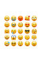 Set of Stickers Mixed Emoji, Emotion and Facial Expression, 1920 Pcs - 3