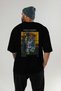 Pablo Picasso Back Printed Black Oversize T-Shirt Men Women Crew Neck Cotton T-Shirt - 5