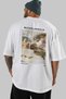 Michelangelo Back Printed White Oversize T-Shirt Men Women Crew Neck Cotton Tshirt - 5