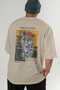 Pablo Picasso Back Printed Beige Oversize T-Shirt Men Women Crew Neck Cotton Tshirt - 6