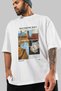 Salvador Dali Front Printed White Oversize T-Shirt Men Women Crew Neck Cotton T-Shirt - 3