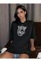 Unisex Stylish Comfortable Oversize Cotton Crew Neck T-Shirt with Special Design Code 34283 - 2