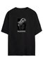 Unisex Stylish Comfortable Oversize Cotton Crew Neck T-Shirt with Special Design Code 34820 - 2