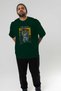 Pablo Picasso Front Printed Green Oversized T-Shirt Men Women Crew Neck Cotton t Shirt - 7