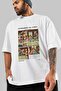 Leonardo Da Vinci Pre-Printed White Oversize T-Shirt Men Women Crew Neck Cotton t Shirt - 3
